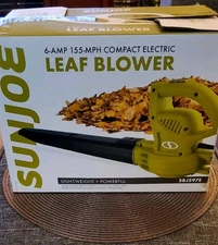 Sun Joe SBJ597E 6A 155 MPH Electric Leaf Blower - Green