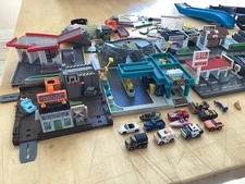 Vtg Galoob 1990s Micro Machines Playsets Parts Lot Incomplete Sets & Various Pcs