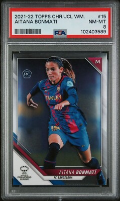 Carte Aitana Bonmati FIFA 2019 Panini - Rookie RC PSA 10 - Coupe Du Monde Féminine - Sticker Gradé