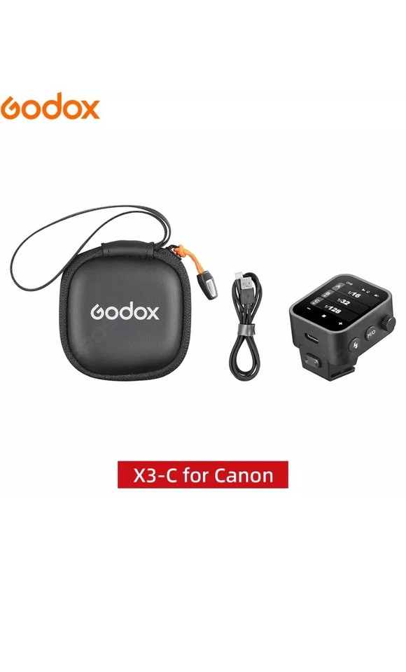 Trigger Wireless Godox X3C Per Canon - Trasmettitore Flash TTL, Touchscreen OLED, Batteria Integrata - Foto 4