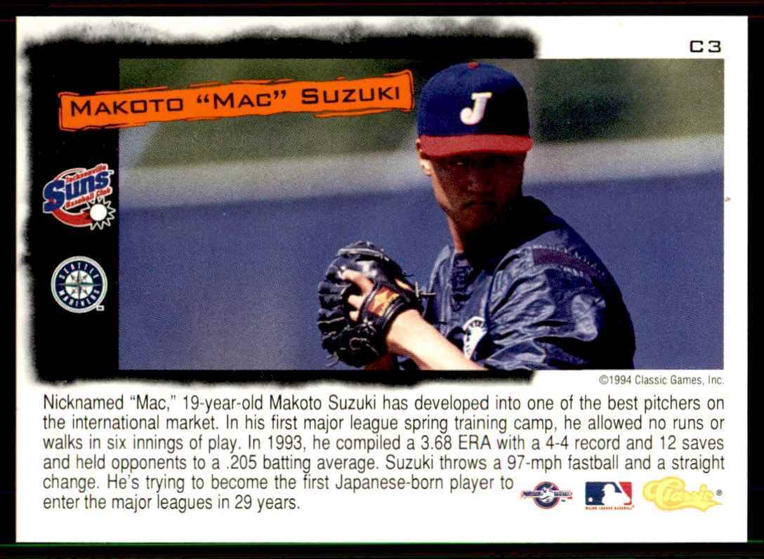 1994 Classic Cream of the Crop Makoto Suzuki #C3 | eBay