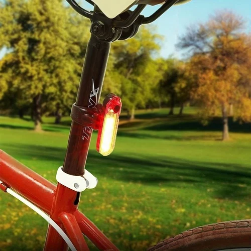 Luz de bicicleta Luz trasera Luz delantera USB recargable LED Lámpara de bicicleta Impermeable - Imagen 5 de 16