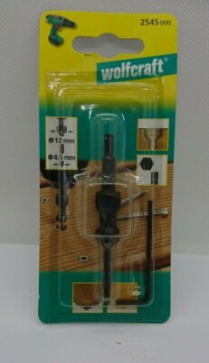 Wolfcraft Vorbohrer mit Senker Ø 4,5 x 12mm 