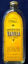 Rawleigh's VANILLIA Flavoring 1960's Advertising Bottle 12oz, NICE!