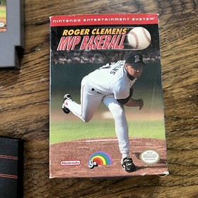 ROGER CLEMENS MVP BASEBALL NINTENDO NES CIB  W Box and Sleeve Manual Nintendo