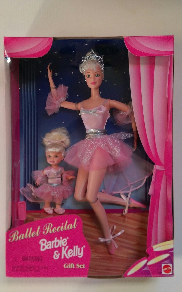 Ballet Recital BARBIE & KELLY Doll Gift Set (1997) 18187 Mattel