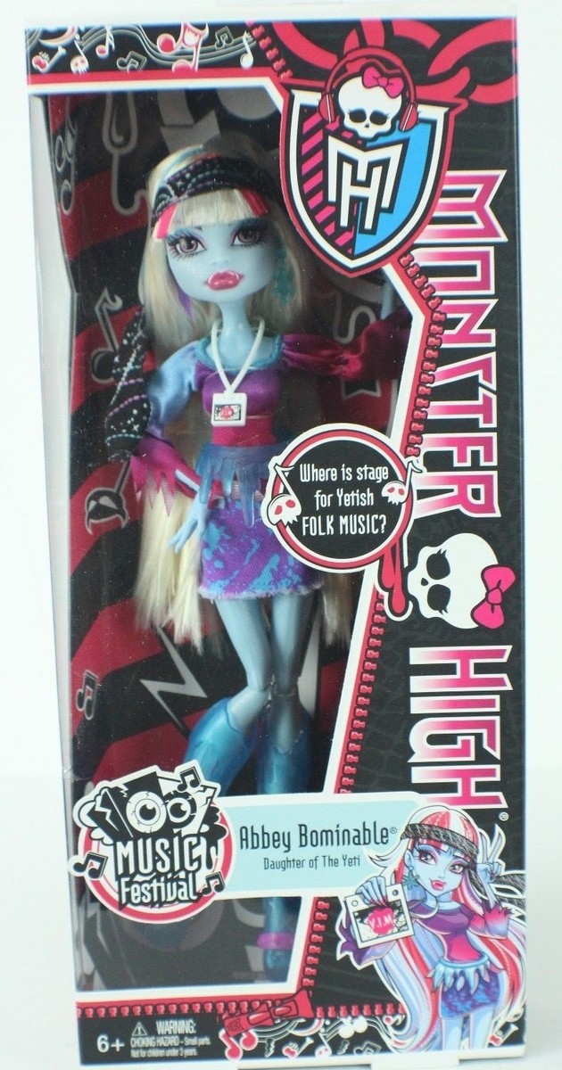 Abbey Bominable Music Festival VIM Backstage Pass Monster High | eBay