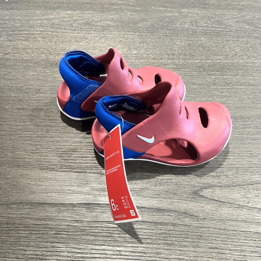 NWT Nike Kids Sunray Protect 3 Slide Sandals Size 6 eBay