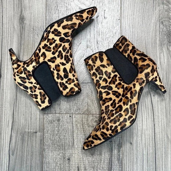 Zara leopard booties Clearance