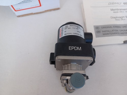 Gemü 605 8D60343A30/N Metall-Membranventil Fremdgesteuert DN 8 Neu in OVP - Picture 7 of 11