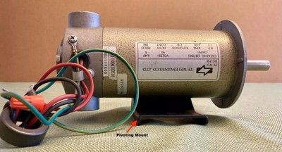 1-1/2HP,  90VDC Permanent Magnet Treadmill  Motor  (Great for DIY Belt Sander)