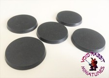 Citadel Warhammer 40k, AoS, Games Workshop 40mm round bases x5, #B207