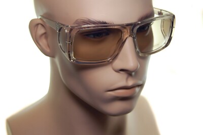 Tom Ford Rizzo Herrensonnenbrille TF730 20A groß XL quadratisch SEITENSCHILD KLAR GRAU