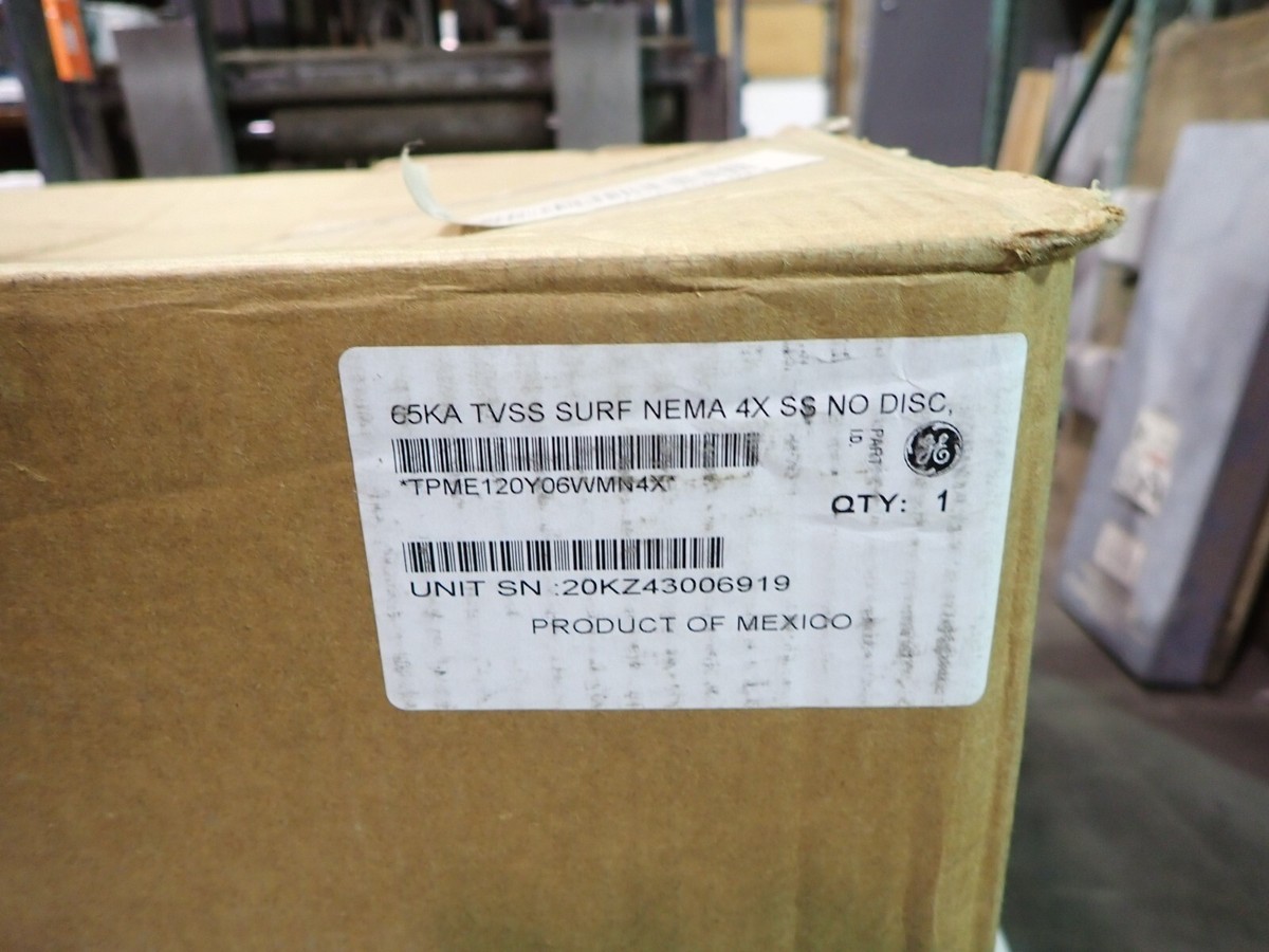 Scatola ABB/GE TPME120Y06AS - Dispositivo Protezione Sovratensioni 120/208V 3ph Tipo 2 (usato)