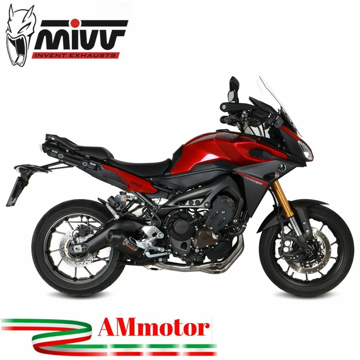 Full Exhaust System Mivv Yamaha Tracer 900 2017 Motorcycle Oval