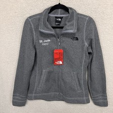The North Face Full Zip Sweater Fleece Jacket Womens M Gray NF0A3LH8 St. J.