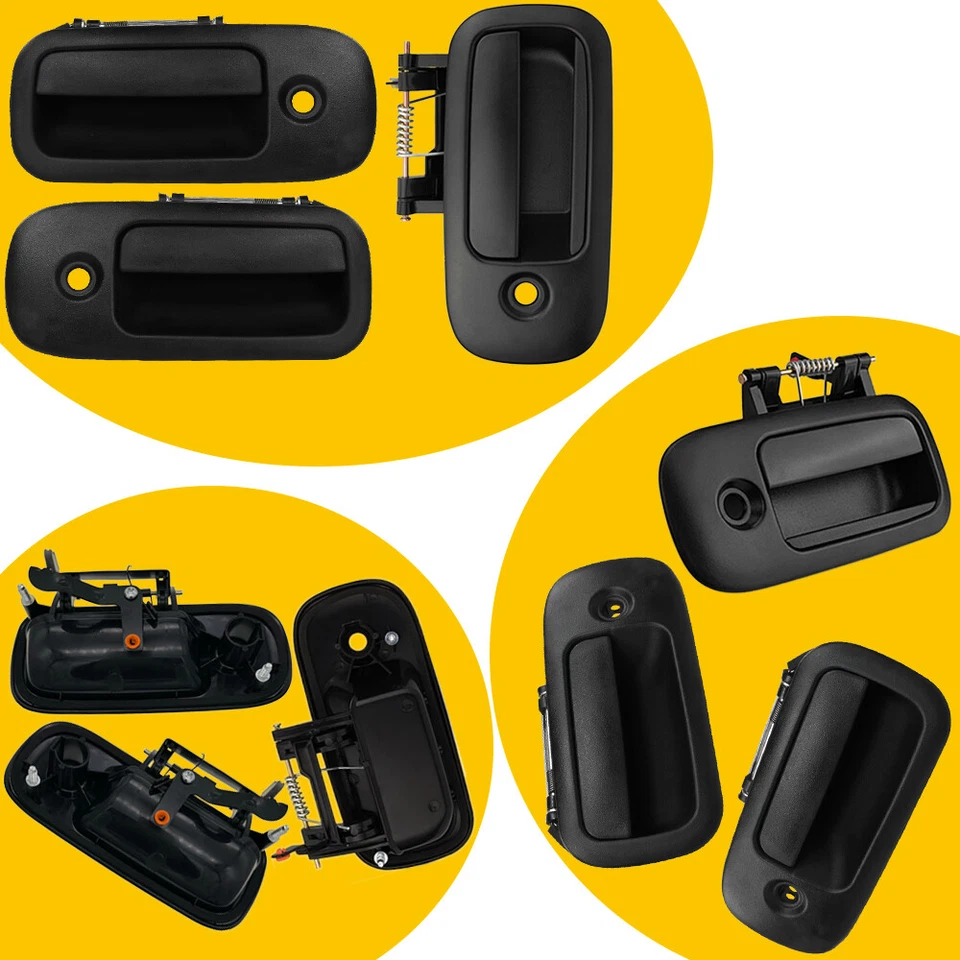 1/2/3SET 3X manija de puerta exterior trasera y delantera para camioneta Chevy Express 1500 1996-2009 Foto 3 de 4