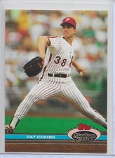 1991 Stadium Club Baseball Pat Combs Card # 36 Rare Variation B Copyright Phil.