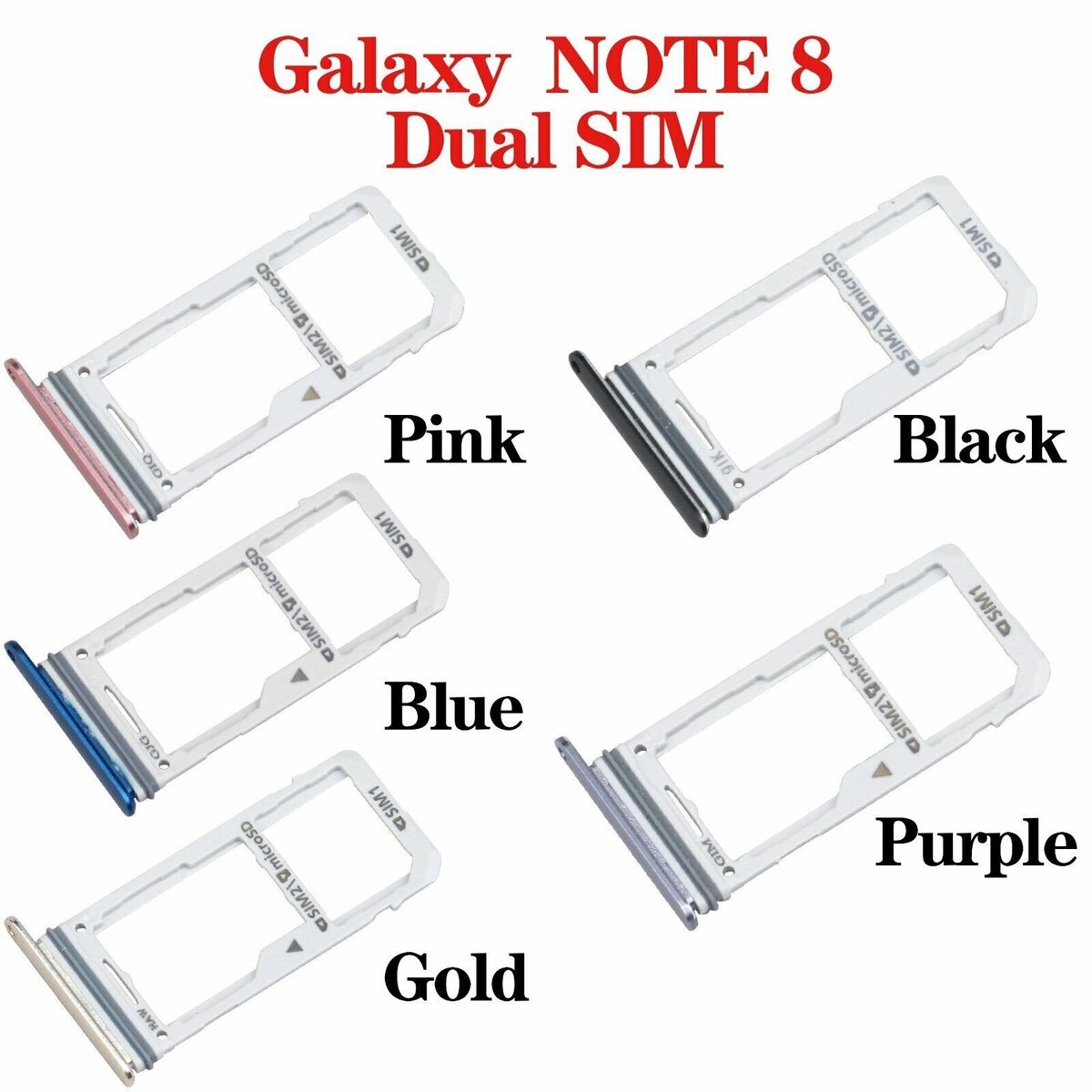 Sim Tray SD Card Holder For Samsung Note 10 Plus 10+ 5G Galaxy