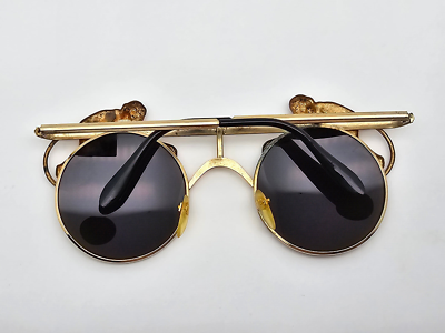 Mercura NYC Gold Brass Flying Monkeys Silver Mirror Vintage Aviator Sunglasses Mercura NYC Gold Brass Flying Monkeys Silver Mirror Vintage  main image 4