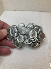 Vintage 1979 Numbered 338 The Great American Buckle Company Coin Belt Buckle