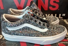 Vans Old Skool Men's 4/Women's 5.5 Glitter Party Confetti Black/True White