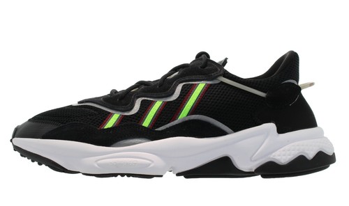 OZWEEGO Black Green Training Shoes Size 