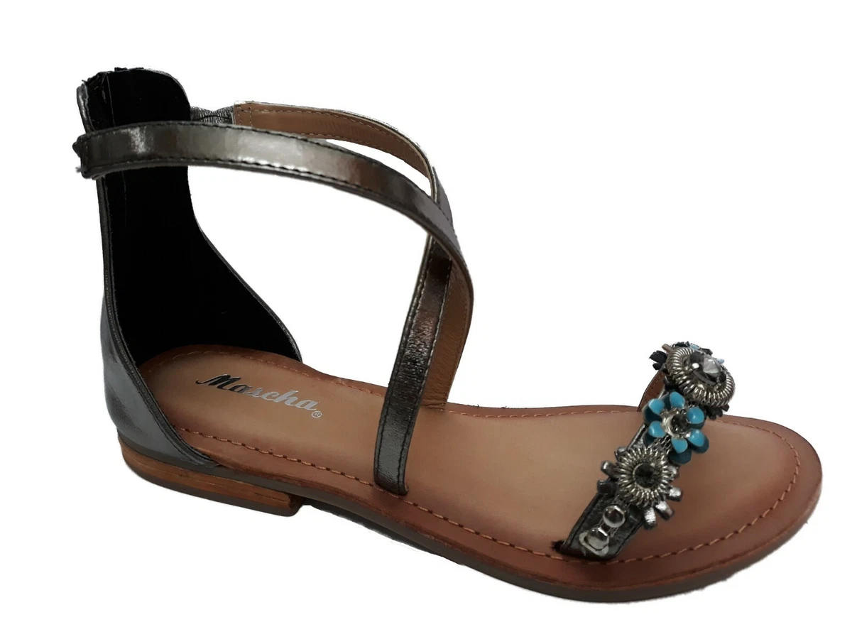 Sandali bassi con cerniera dietro store