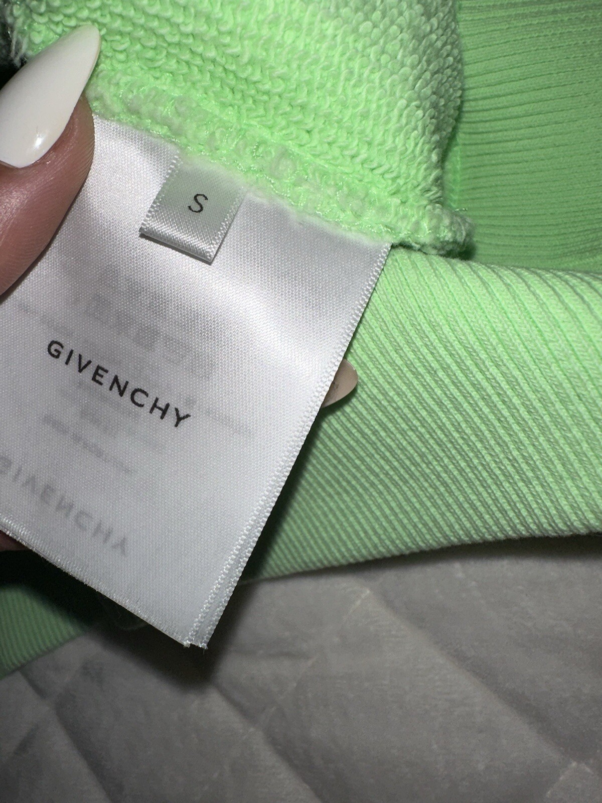 Mint Green Givenchy Pull-Over Sweater - image 8