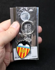Spanish La Liga Football Club Valencia CF Official Metal Keychain / Keyring BNIP