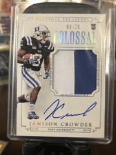 2015 Panini National Treasures College /25 Jamison Crowder #318 Rookie Auto RC!