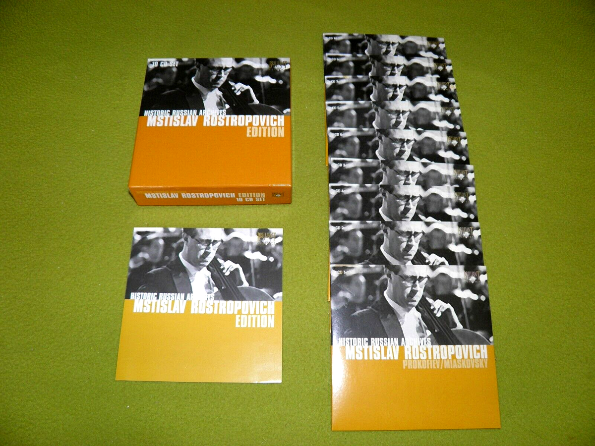 Mstislav Rostropovich (Cello) Edition - Historical Archives IMPORT