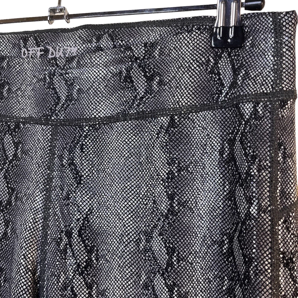 Sexy Leggings Joes Jeans Rythm Para Mujer Grandes Gris Negro Estampado Serpiente Brillante Foto 4 de 4