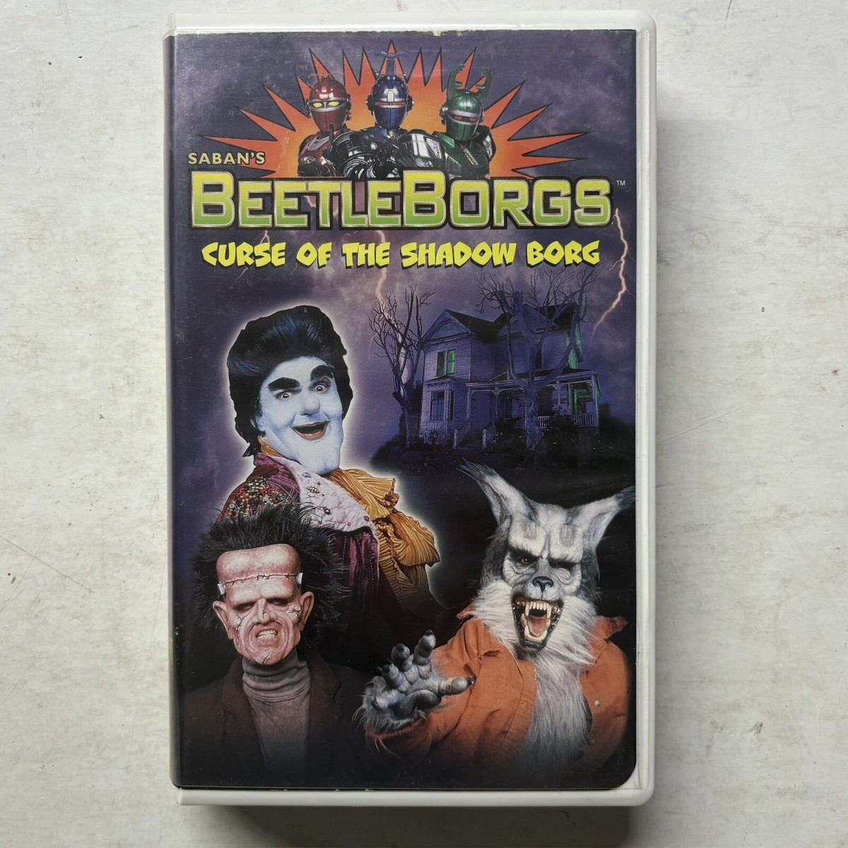 久宝留理子  WOW!SINGLE CLIPS [VHS] Beetleborgs Curse of the Shadow Borg VHS 1997 Fox Kids Video