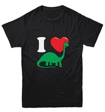 I Love Dinosaurs - Brachiosaurus Dino Heart Youth T-Shirt