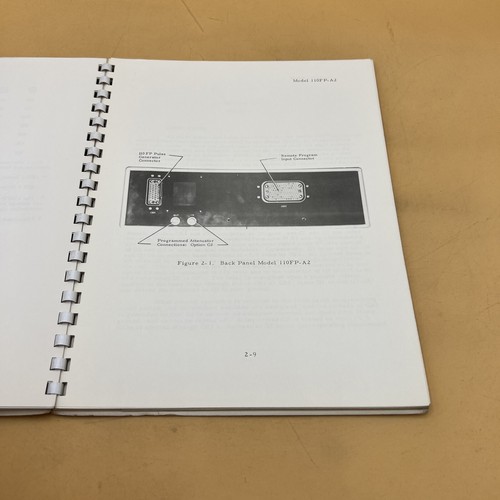 Datapulse Model 110FP-A2 Programming Unit Operation and Maintenance Manual - Picture 8 of 13