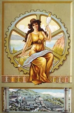 Nouveau Decorative Poster. Fine Graphic Art. Home Wall Interior Design 2369