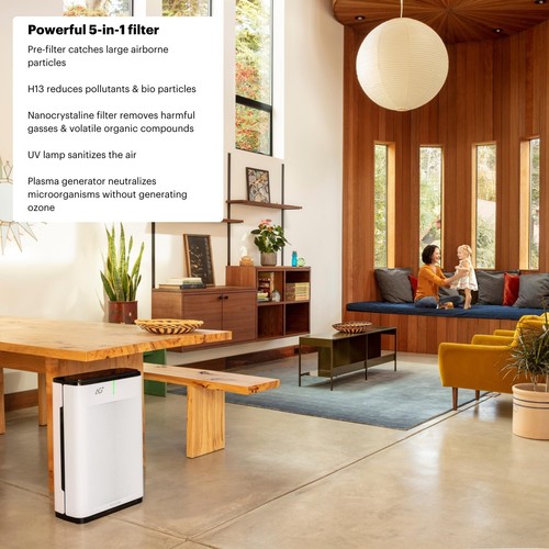 Brondell P700BB-W Pro Air Purifier Clean Air Filter With Aurabeat AG+ Technol... - 第 4/9 張圖片