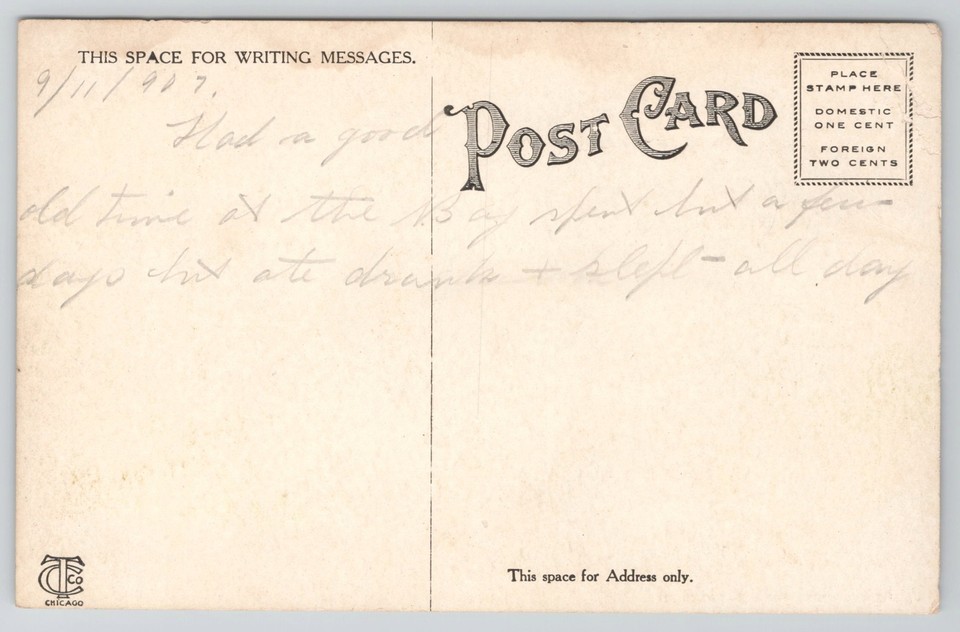 Postcard City Hall Bay St. Louis Mississippi Curt Teich Co. ca.1907 eBay