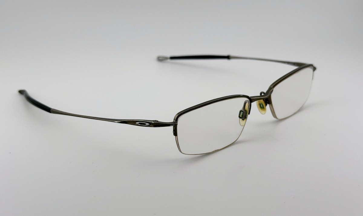 レン Oakley JACKKNIFE 4.0 11-865 51mm Pewter Half-Rim Eyeglasses Frames