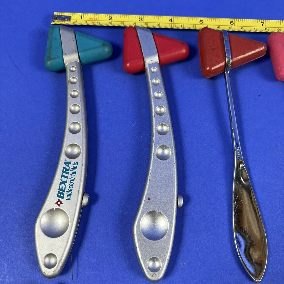 Lote de 9 martelos reflexos de percussão Taylor & Buck - Imagem 2 de 4