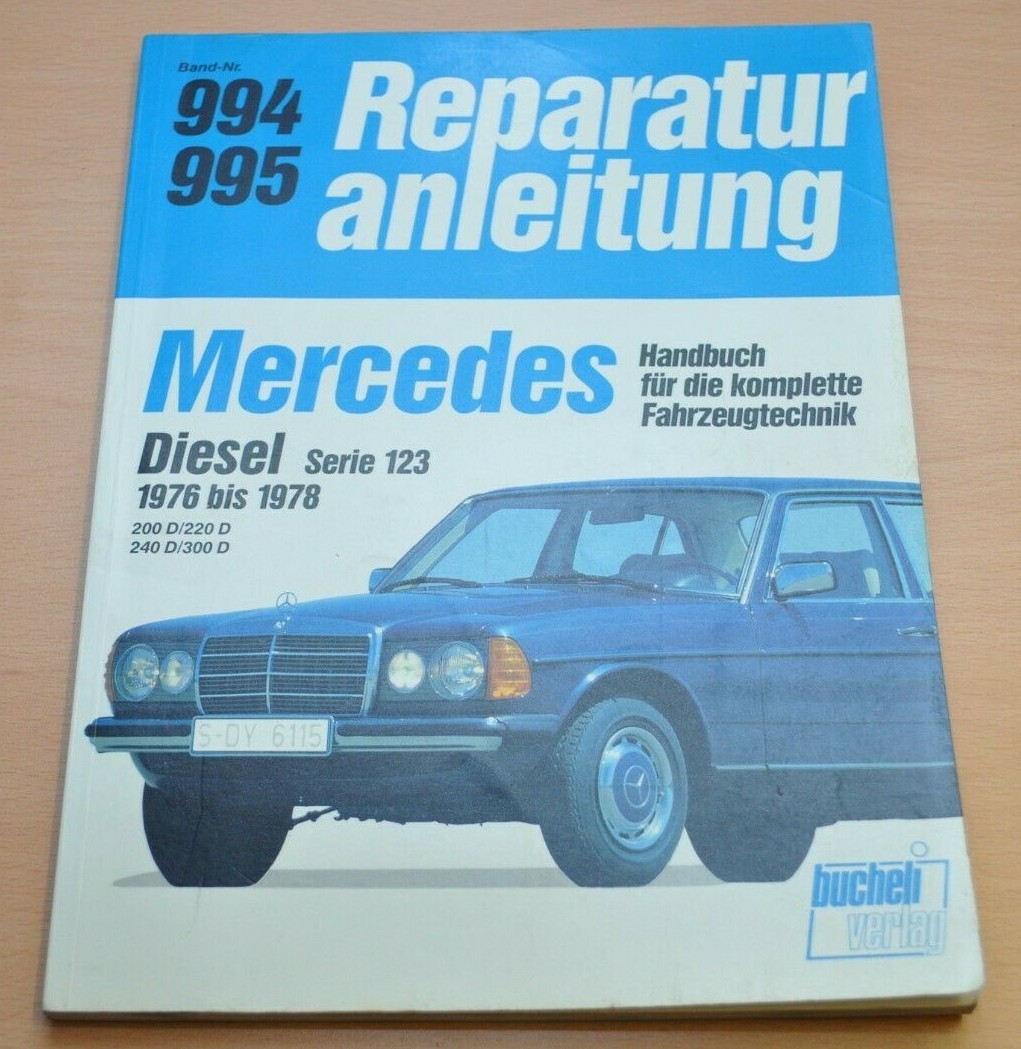 Mercedes W123 200d 220d 240d 300d 1976-1978 Elektrik