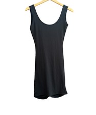 Pretty Little Thing Black Backless High Neck Dress Size 4 Y2k 2000’s 2010’s