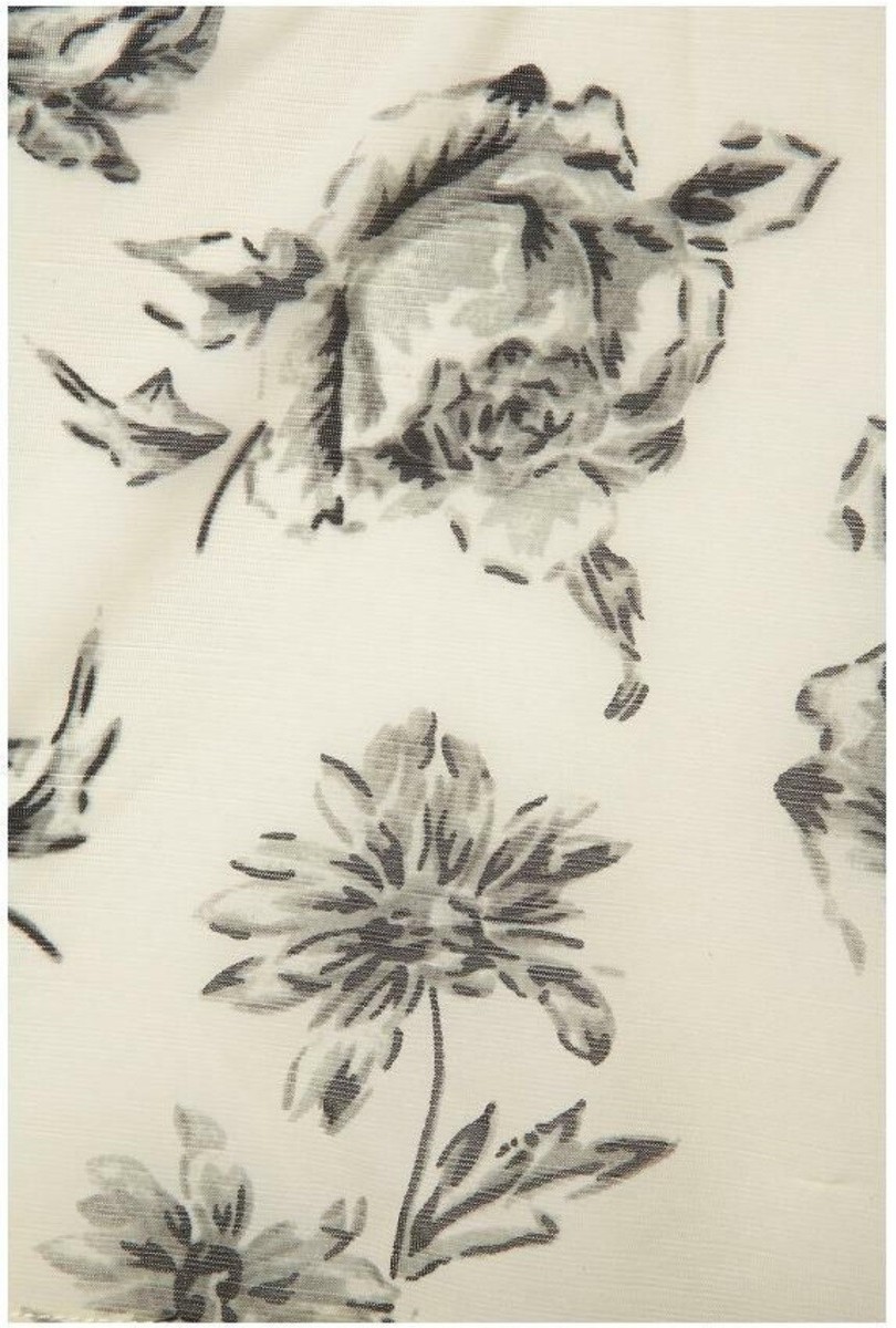 VINTAGE ILLUSTRATION PRINT SHEER TOP