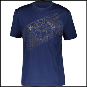 versace blue t shirt