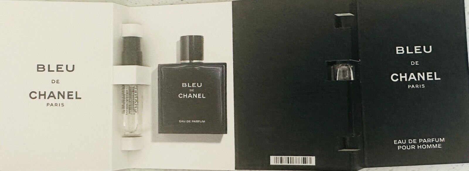 chanel blue men sample