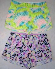 Avia Running Shorts Lot of 2 Womens Plus XXL 20 Bike Liner Athletic Colorful