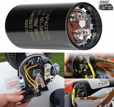 For Hayward Pool Pump Motor Start Capacitor 161-193UF 50/60 Hz 75HP 1.0HP 1.5HP
