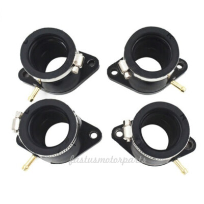Fits for Yamaha XJ650 XJ750 Carburetor Intake Manifold Boots 4 PCS 1981-1983