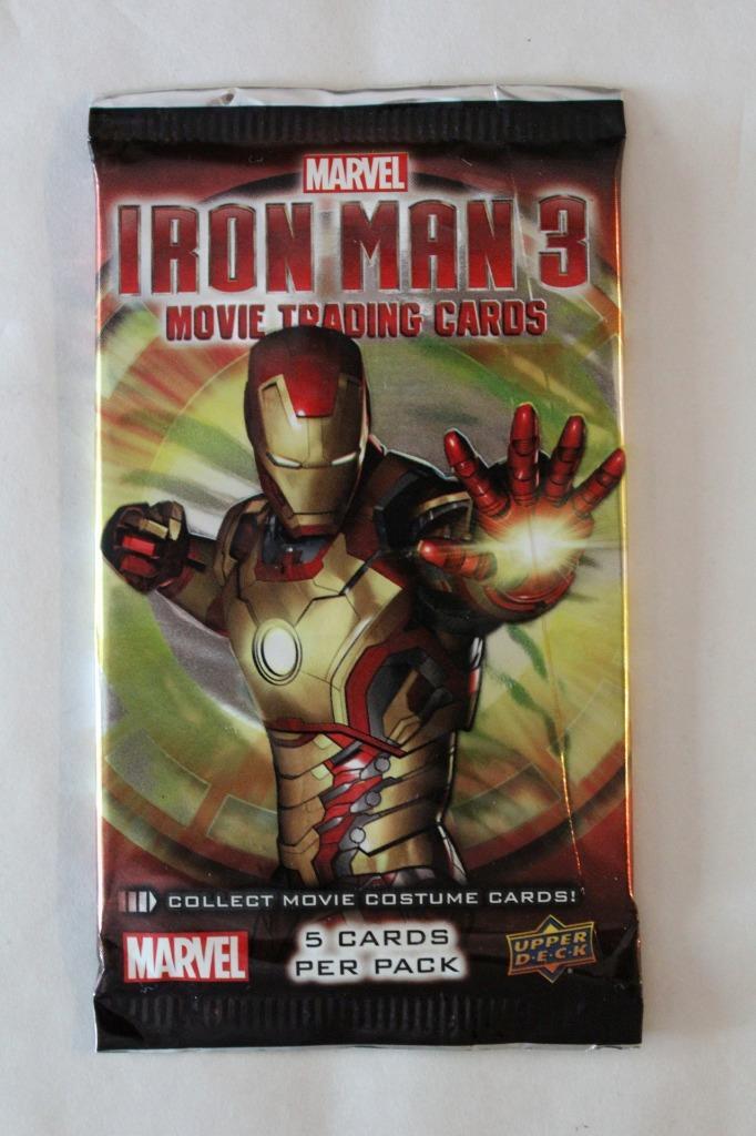 2013 UPPER DECK MARVEL IRON MAN 3 MOVIE TRADING CARDS YOU GET ONE